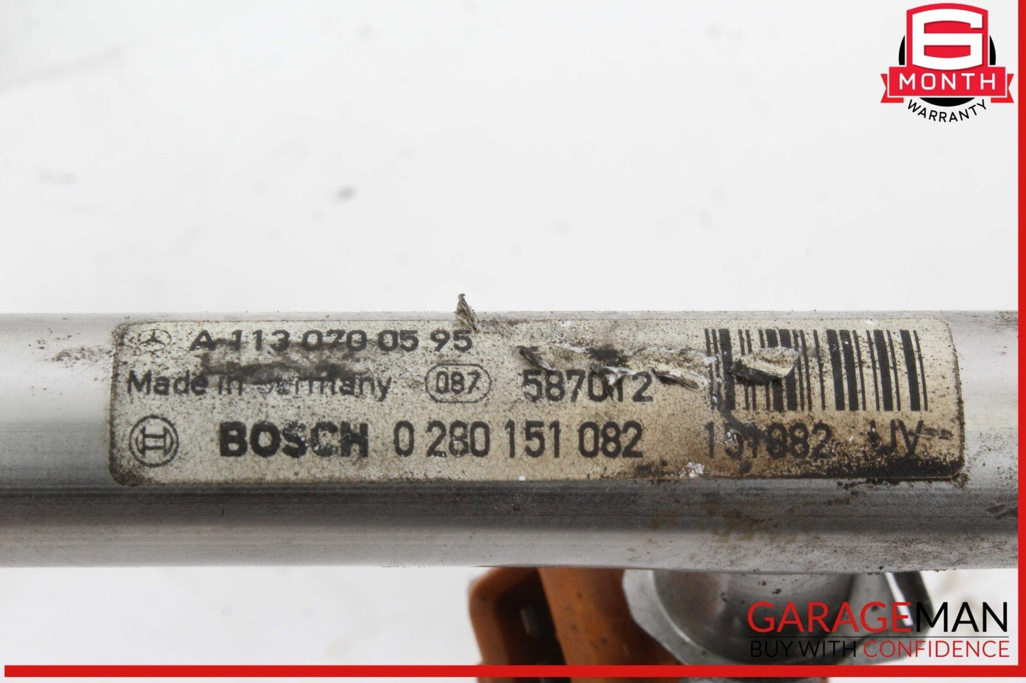 00-06 Mercedes W220 S500 SL500 E500 CL500 E430 Fuel Injector Rail Assembly OEM