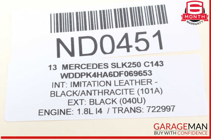 12-20 Mercedes R172 SLK250 SLK350 Rear Left Side Spindle Knuckle Hub Bearing