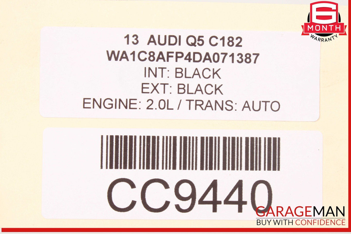 09-17 Audi Q5 Rear Stabilizer Anti Roll Sway Bar Assembly OEM
