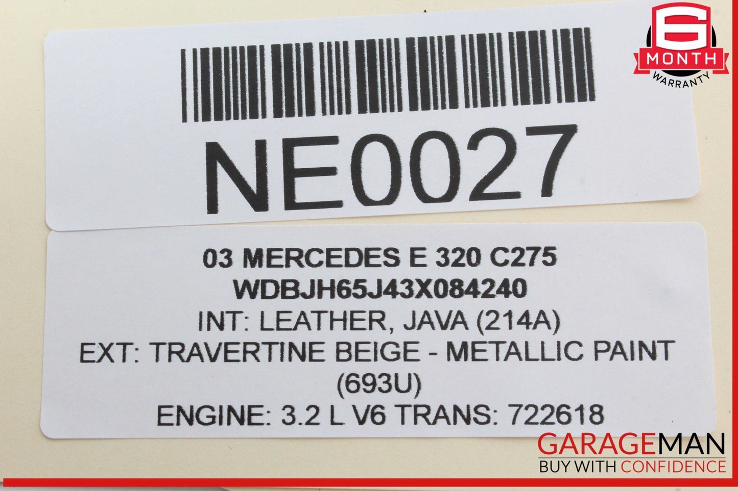 00-02 Mercedes W210 E320 Audio Radio GPS Navigation Head Unit 2108205589 OEM