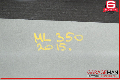 12-19 Mercedes W166 ML350 GLE550 Rear Left Driver Side Door Shell OEM