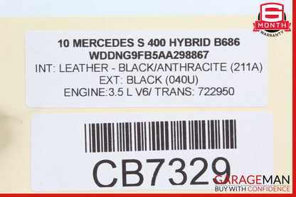 10-13 Mercedes W221 S400 ML450 Hybrid Engine Motor Water Pump 2722010601 OEM