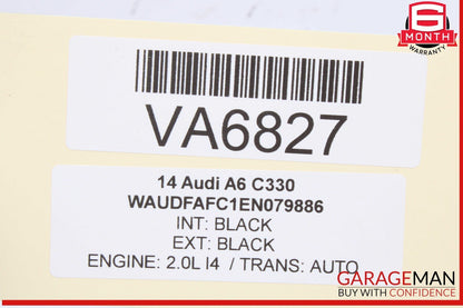 12-18 Audi A6 A7 Right Passenger Side Exterior Door Handle Black 4H0837886 OEM