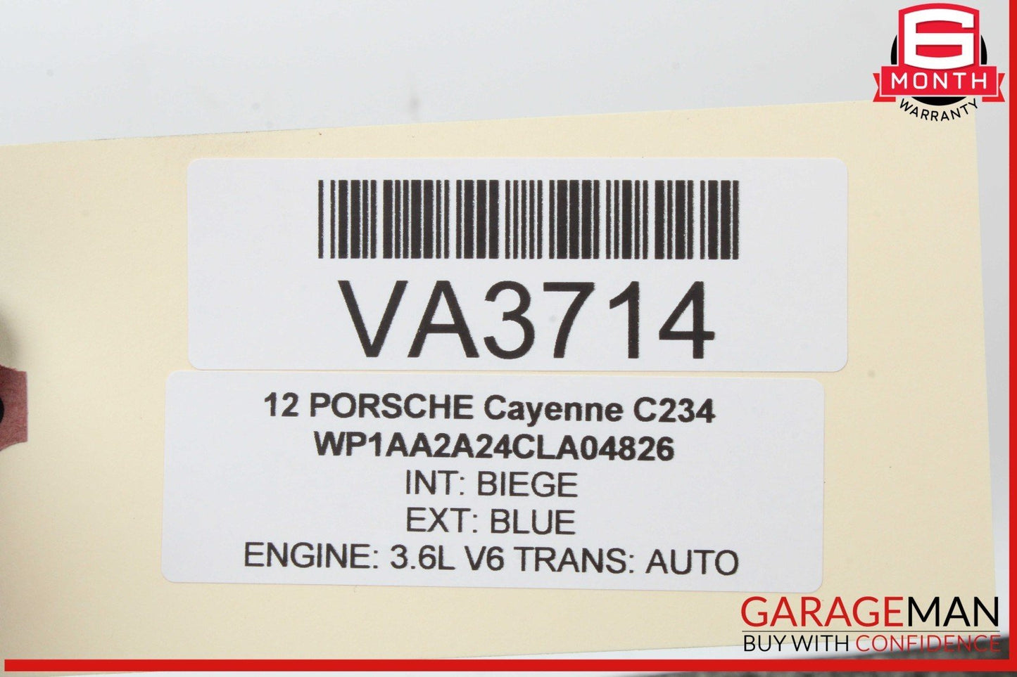11-18 Porsche Cayenne 958 Rear Left or Rear Right Wishbone Upper Control Arm OEM