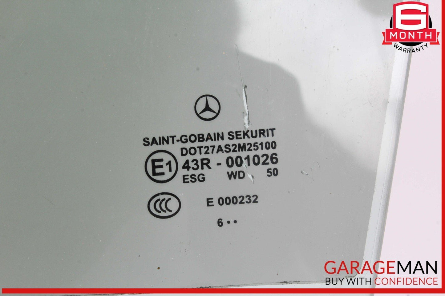 03-09 Mercedes W209 CLK350 CLK550 Front Left Driver Side Door Window Glass OEM