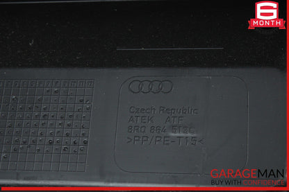 09-17 Audi Q5 SQ5 Rear Trunk Sill Scuff Plate Cover Trim Panel 8R0864513C OEM