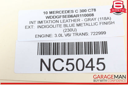 08-17 Mercedes W204 C300 C350 Trunk Lid Latch Lock Actuator 2047500185 OEM