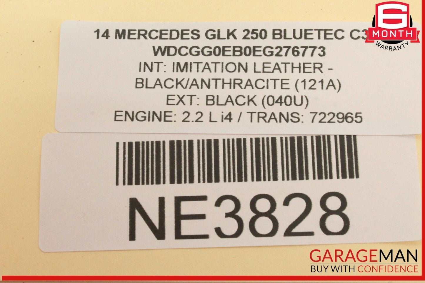 10-15 Mercedes X204 GLK250 Bluetec Right Passenger Side Exterior Door Handle OEM