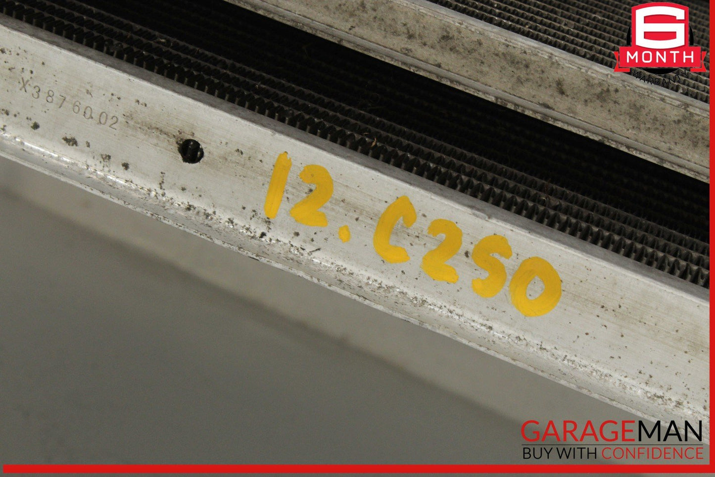 12-14 Mercedes W204 C250 M271 Engine Cooling Radiator AC Air A/C Condenser OEM