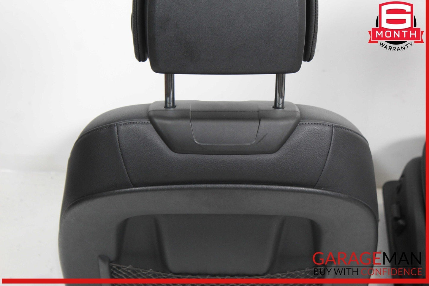 17-19 Audi A4 Front Complete Seat Cushion Cover Assy Set of 2 Pc OEM