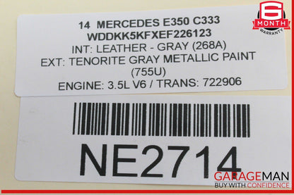 08-17 Mercedes W212 E350 E550 Trunk Lid Latch Lock Actuator 2047500485 OEM