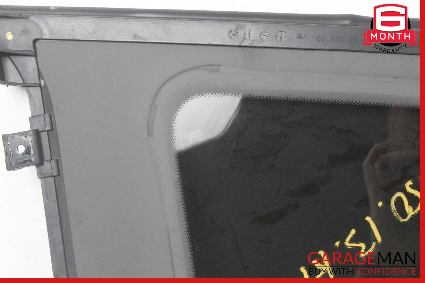 13-19 Mercedes X166 GL450 GLS550 Rear Right Side Quarter Window Glass Trim Assy