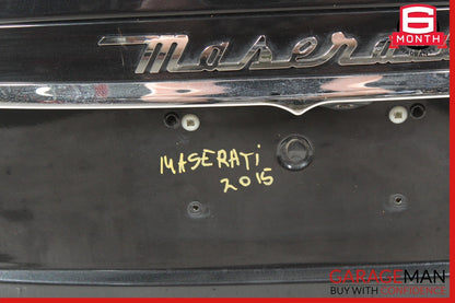 14-20 Maserati Ghibli M157 Trunk Lid Panel Assembly Gray OEM