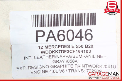 2012 Mercedes-Benz E550 Transmission OEM