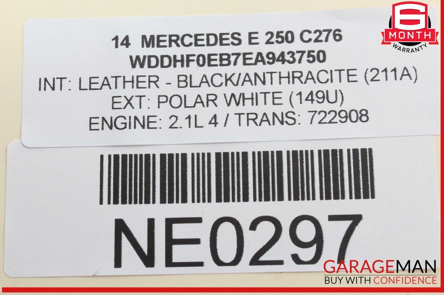 12-18 Mercedes W212 E250 CLS550 CLS400 E400 Overhead Dome Light Lamp OEM