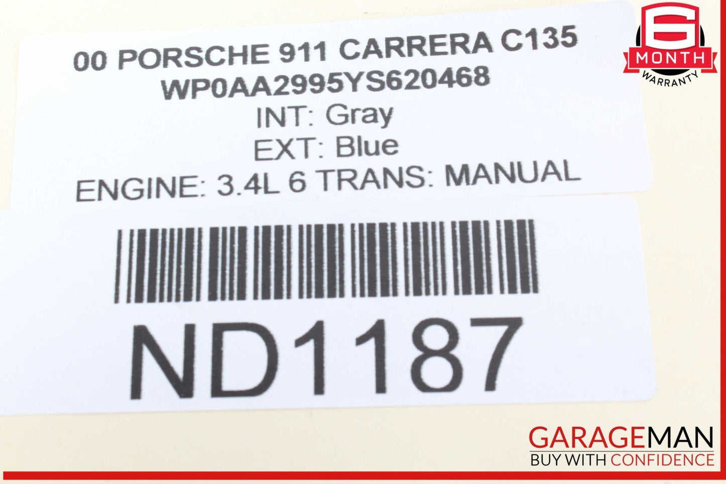 97-04 Porsche 911 Boxster 986 Clutch Friction Disc 881861999856 OEM