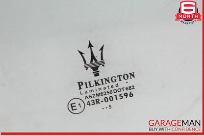 03-13 Maserati Quattroporte M139 Rear Left Side Door Window Glass OEM