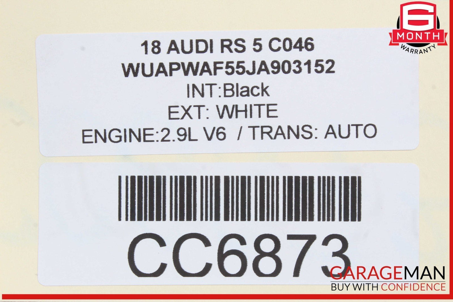 18-24 Audi RS5 A5 S5 Front Left Driver Side Door Shell Panel OEM