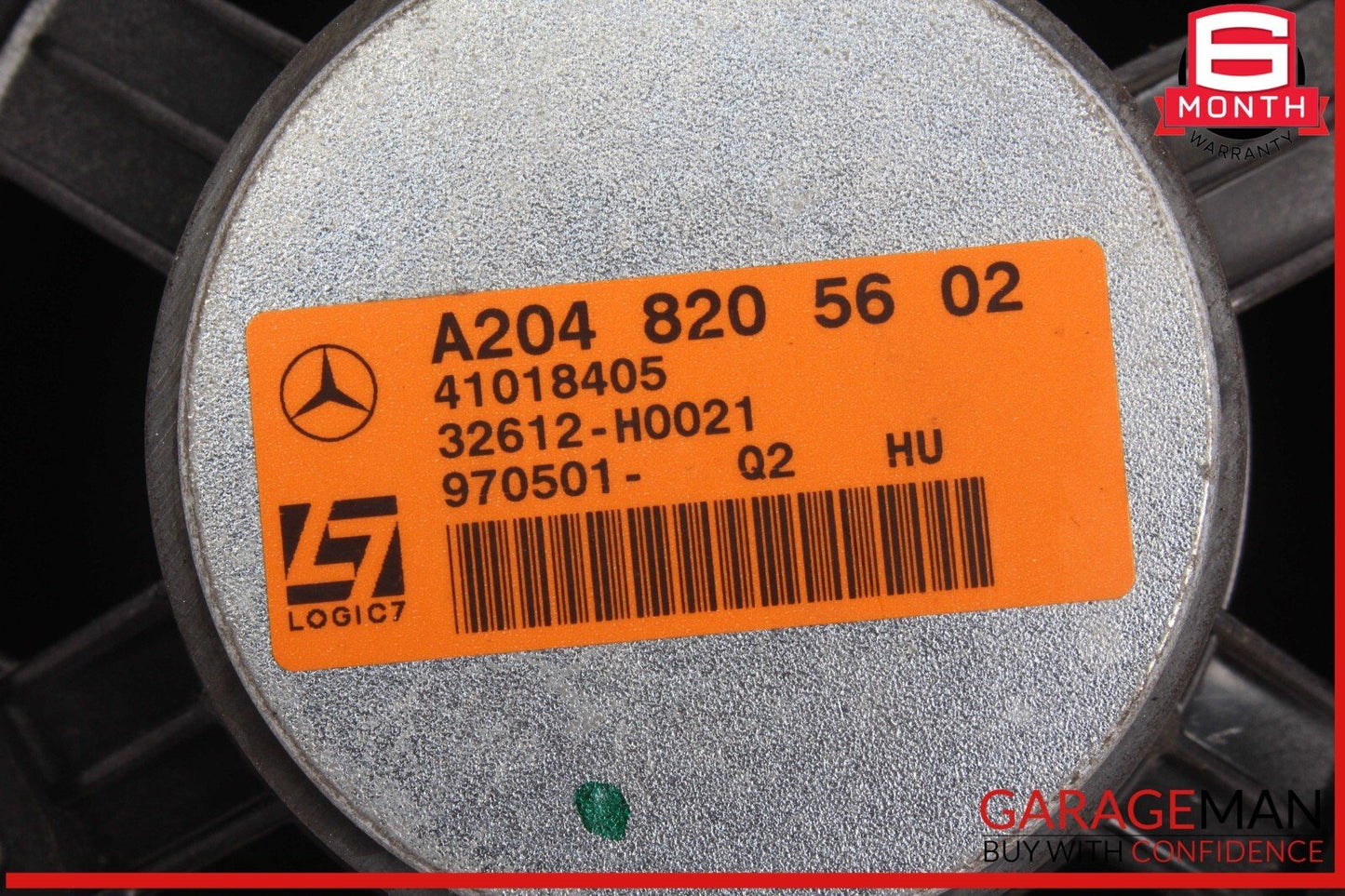08-18 Mercedes W204 C250 C300 Rear Door Audio Speaker Logic 7 Set of 2 OEM