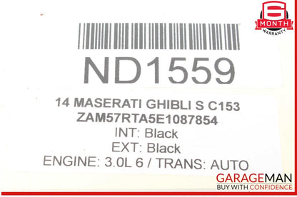 14-17 Maserati Ghibli S Rear Right Passenger Side Spindle Knuckle Hub Bearing