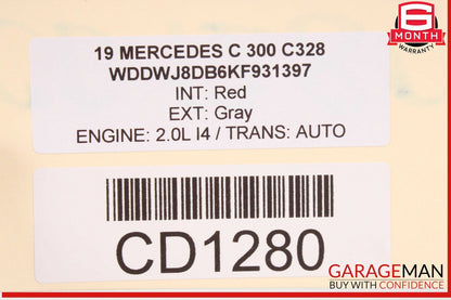 19-22 Mercedes W205 C300 Dashboard Dash Board Panel Assembly OEM