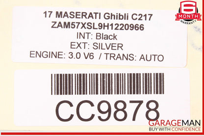 14-24 Maserati Ghibli M157 Rear Differential Axle Carrier 670009608 OEM