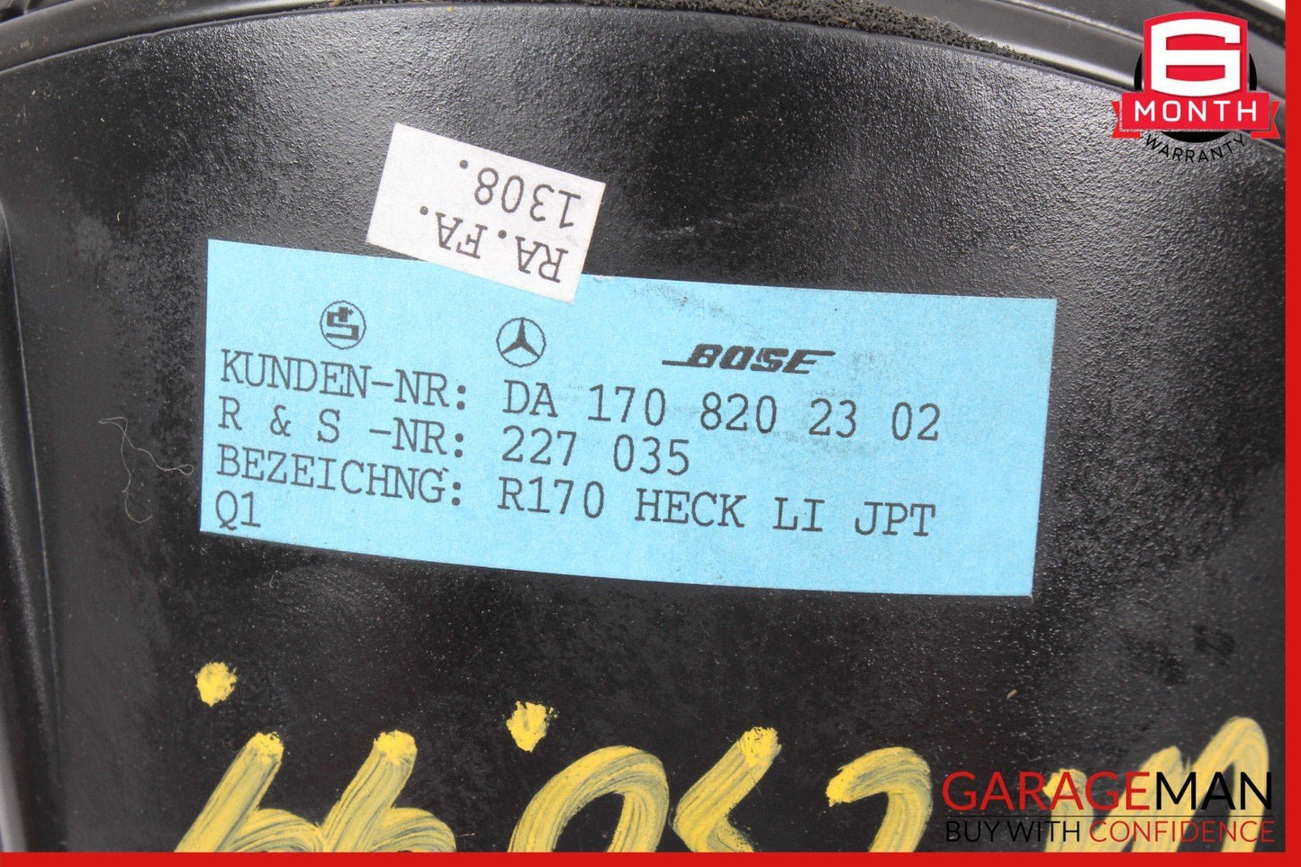 97-04 Mercedes R170 SLK230 SLK320 Rear Right & Left Side Door Sound Speaker OEM