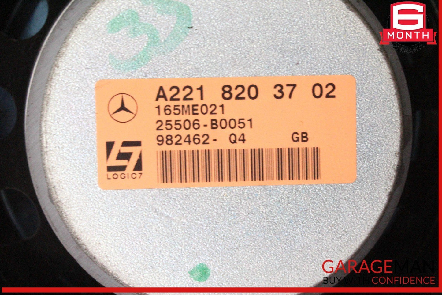 07-09 Mercedes W221 S550 Rear Right and Left Side Door Audio Sound Speaker Set