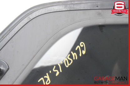 13-19 Mercedes X166 GL450 GLS550 Rear Left Side Quarter Window Glass Trim Assy