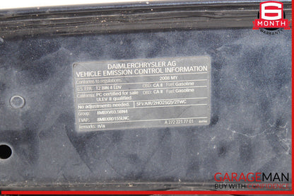 03-09 Mercedes W209 CLK500 Front Hood Bonnet Lid Cover Panel Assembly OEM
