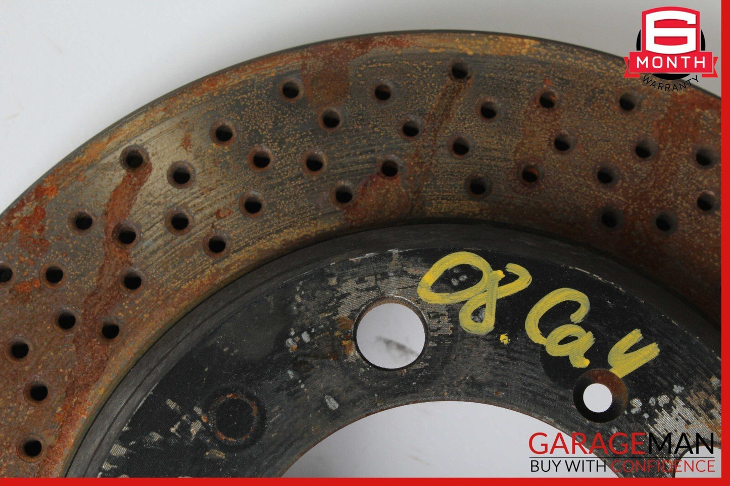 05-12 Porsche Cayman 987 Front Right & Left Drilled Brake Rotor Disc Set OEM