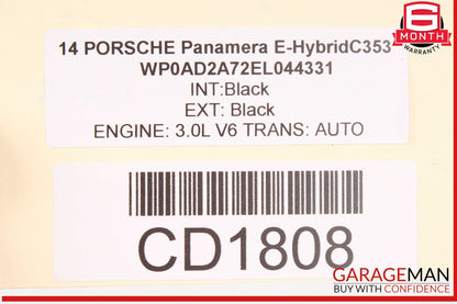 12-16 Porsche Panamera 970 S Hybrid Rear Differential Diff Axle Carrier OEM