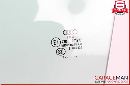 18-23 Audi RS5 S5 Front Left Driver Side Door Window Glass OEM