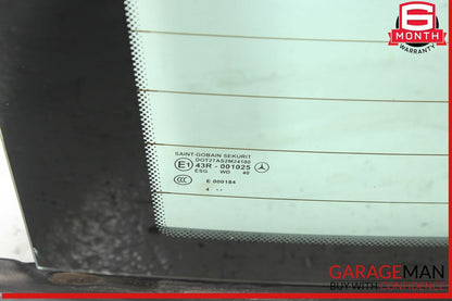 03-12 Mercedes R230 SL500 SL55 AMG Rear Back Windshield Glass Clear OEM