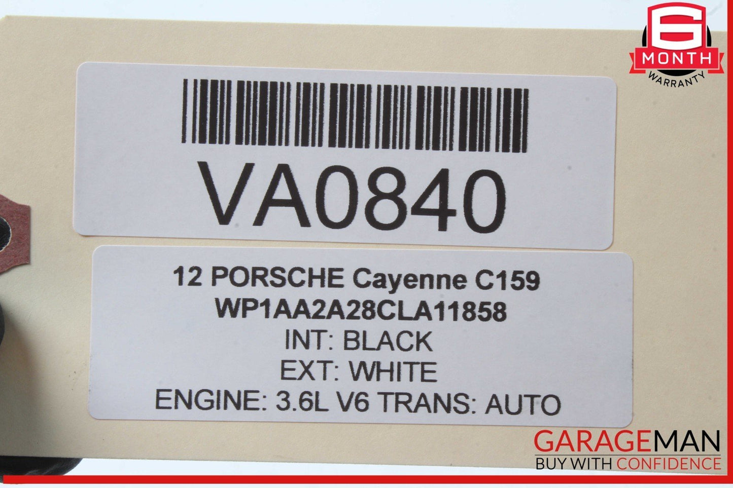 11-14 Porsche Cayenne 958 Front Right Passenger Side Door Rear View Mirror OEM