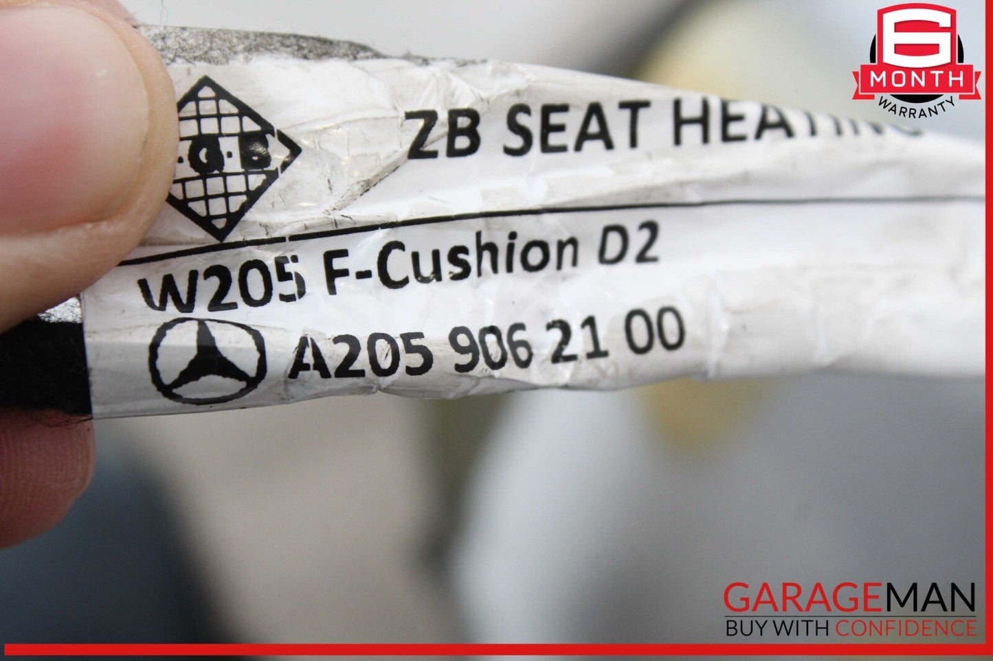 15-18 Mercedes W205 C300 C400 Front Right Side Lower Bottom Seat Cushion OEM