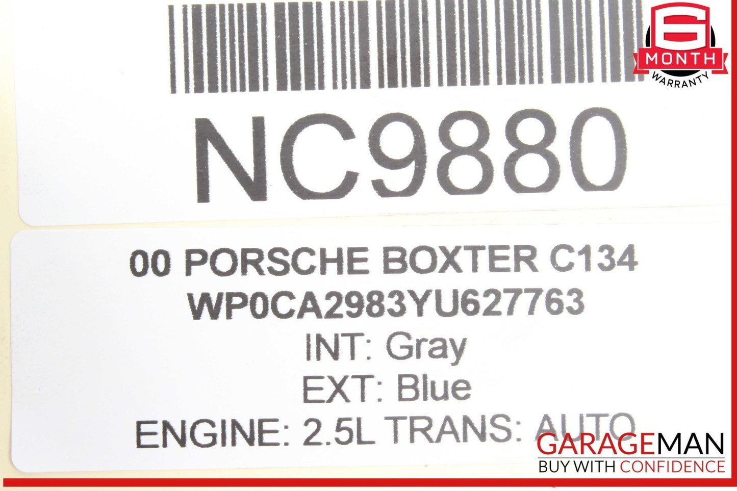 97-04 Porsche Boxster 986 Engine Motor Water Pump 996106101 OEM