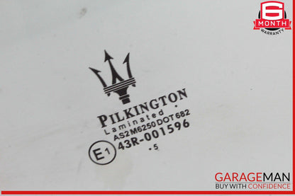 03-13 Maserati Quattroporte M139 Rear Right Passenger Side Door Window Glass OEM