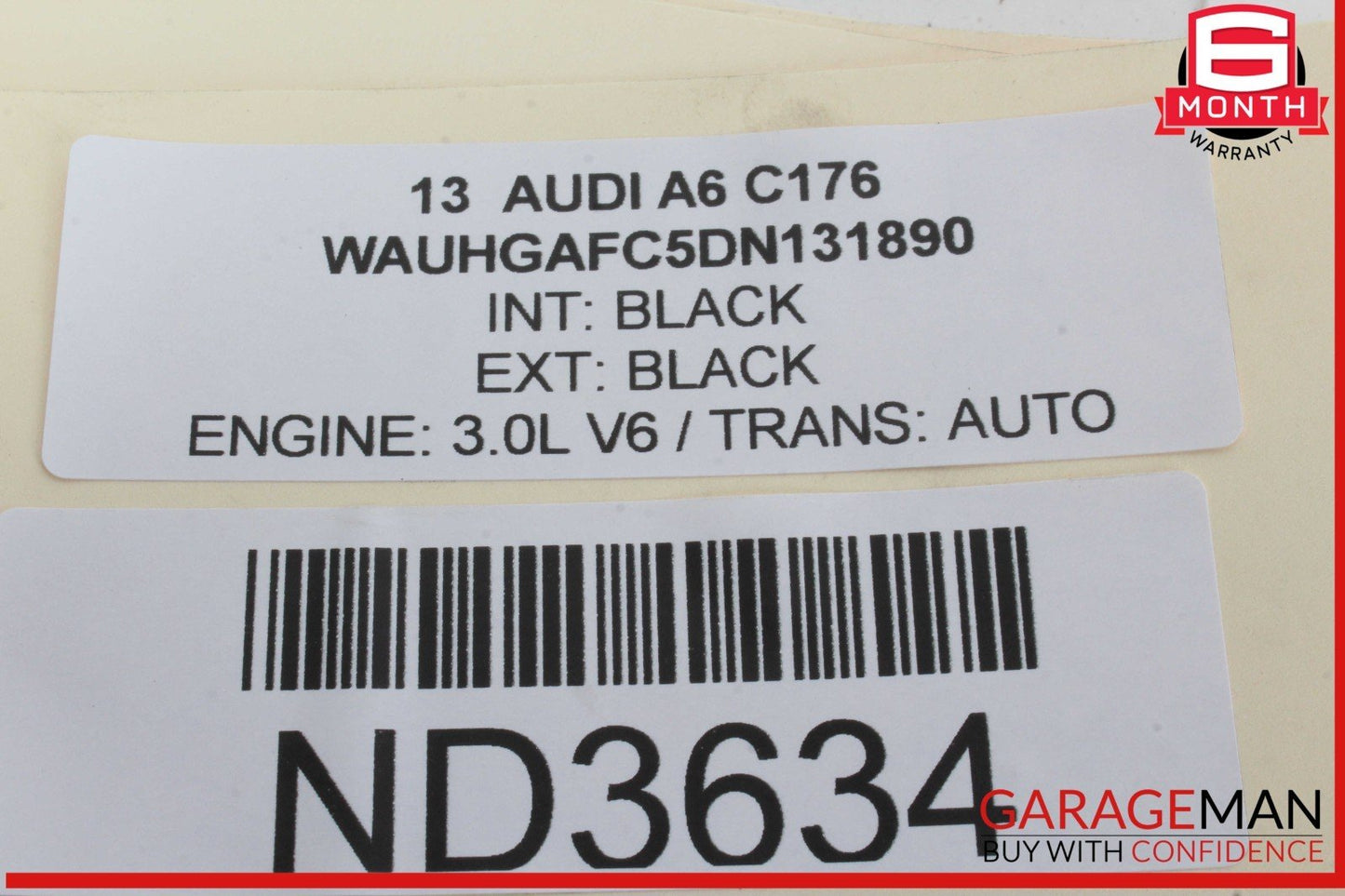 09-18 Audi A6 S4 A4 Rear Right Passenger Side Spindle Knuckle Wheel Hub OEM