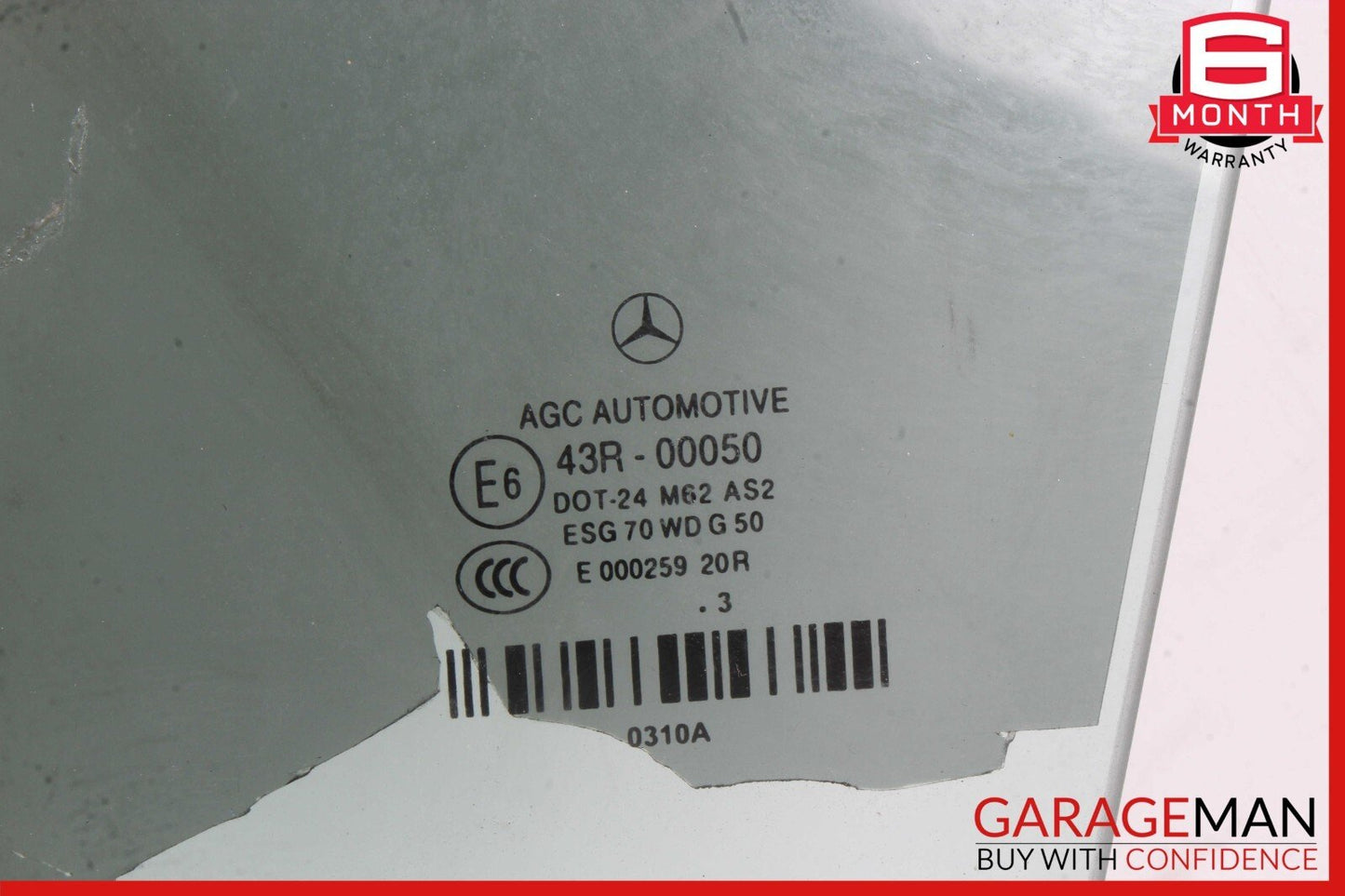 11-17 Mercedes W207 E350 E550 Convertible Door Window Glass Front Left Side OEM