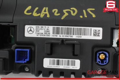 15-20 Mercedes W117 CLA250 Dash Navigation Display Screen Monitor Unit OEM