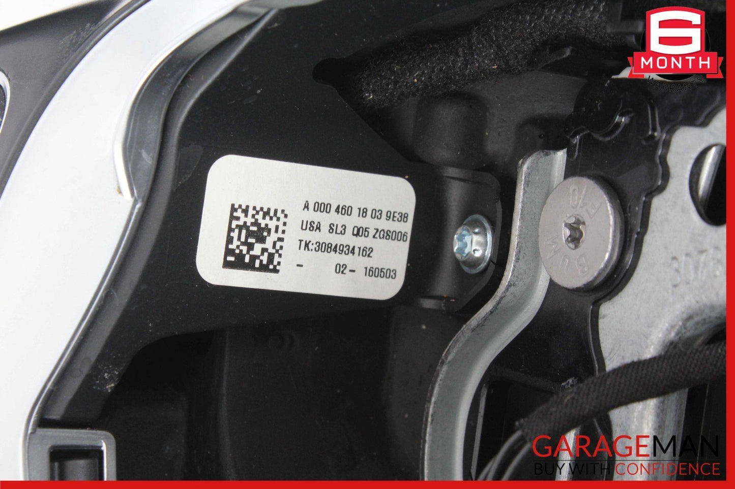 15-18 Mercedes W205 C300 GLC300 Steering Wheel Black w/ Paddle Shifters Assy OEM