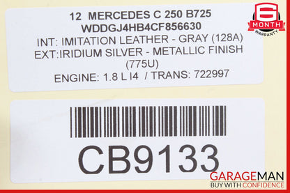 08-20 Mercedes C250 C350 CLS500 E250 Front Right Side Door Lock Latch Actuator