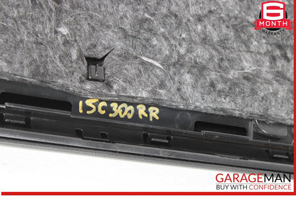 15-20 Mercedes W205 C300 C43 AMG Rear Right Side Interior Door Panel Cover OEM