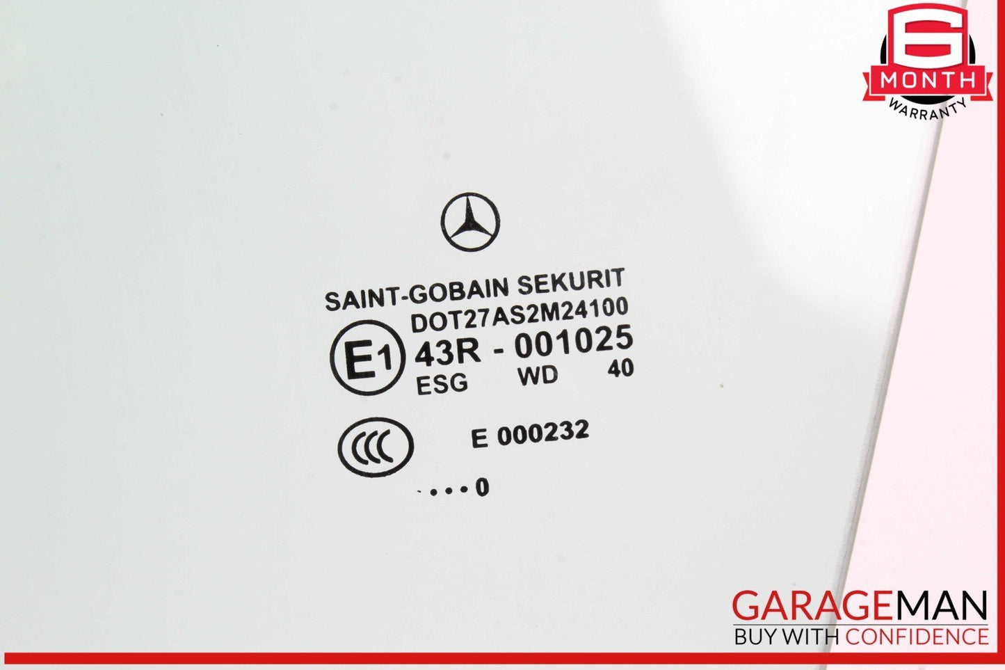 05-11 Mercedes R171 SLK300 Front Left Driver Side Door Window Auto Glass OEM