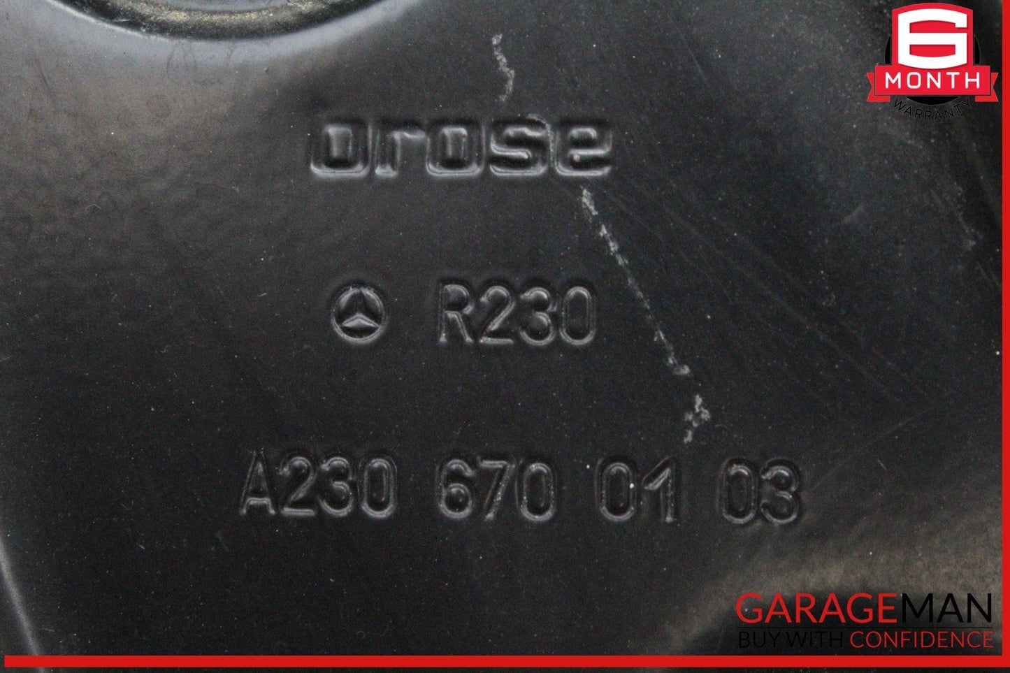 03-12 Mercedes R230 SL500 SL550 Rear Left Side Quarter Window Regulator OEM