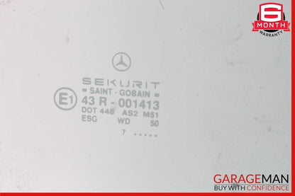 90-02 Mercedes R129 SL500 Front Left Side Door Window Auto Glass Clear OEM