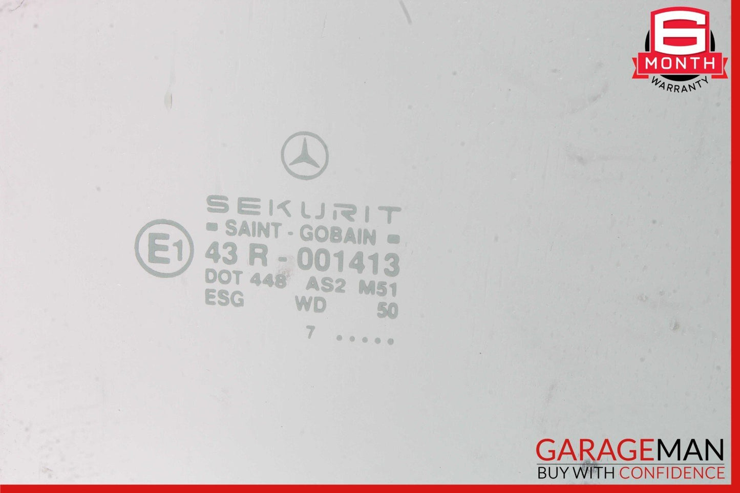90-02 Mercedes R129 SL500 Front Left Side Door Window Auto Glass Clear OEM