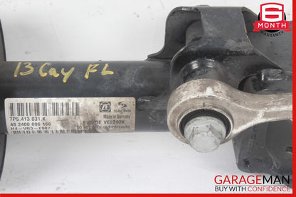 11-18 Porsche Cayenne 958 S Front Right & Left Shock Absorber Strut Spring Set