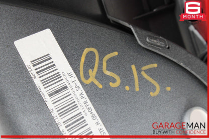 09-17 Audi Q5 Rear Bumper Cover Assembly Gray OEM